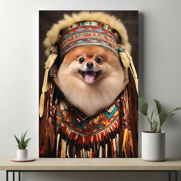 Divine Harmony: Custom Spiritual Leader Pet Portrait - Illuminate Your Pet's Inner Zen Master!