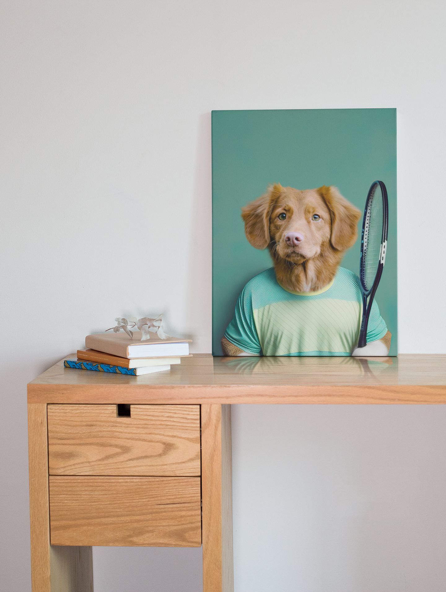Game, Set, Purr-fect: Custom Pet Print Tennis Player