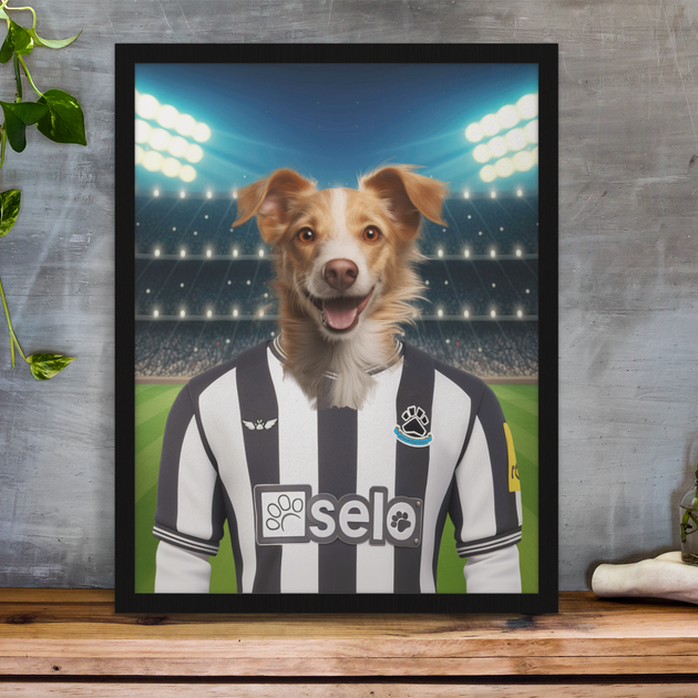 Custom Football Team Print of Your Pet - Any Team - Specially Designed