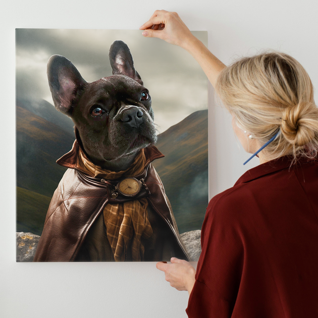 Highland Harmony: Custom Outlander-Inspired Pet Portrait - Transport Your Furry Companion to the Scottish Highlands!