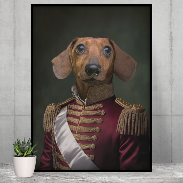 Royal Paws: Custom Regal Prince Pet Portrait
