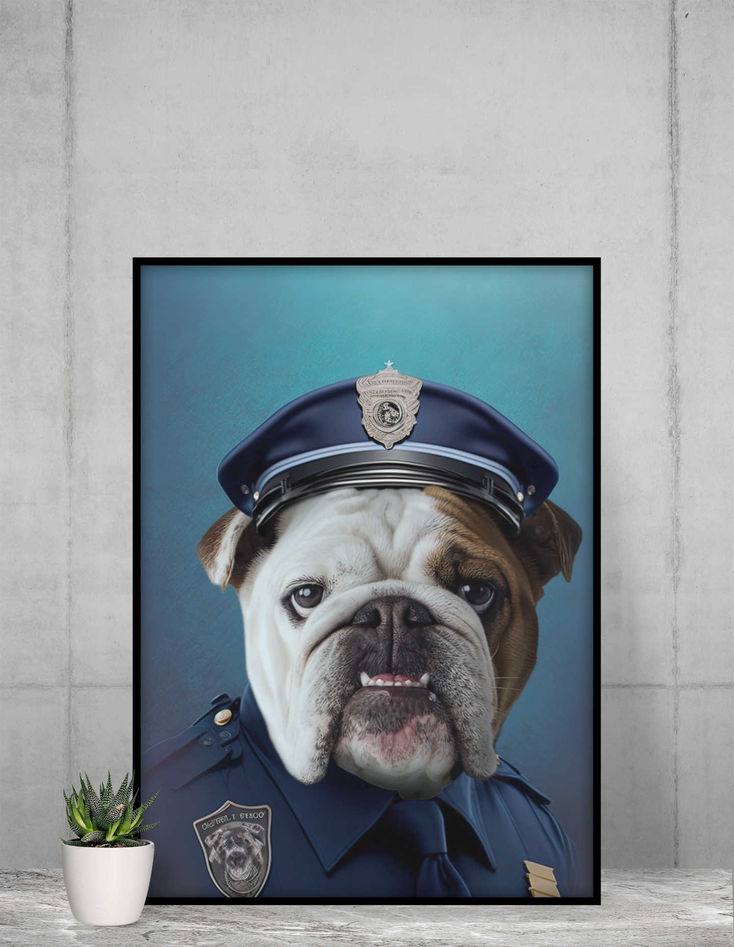 Paws of Justice : Custom NYPD Pet Portrait