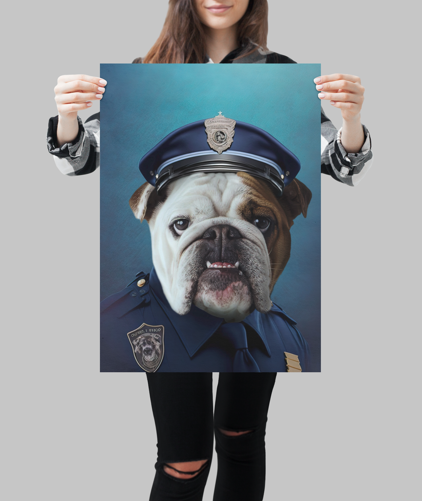 Paws of Justice : Custom NYPD Pet Portrait