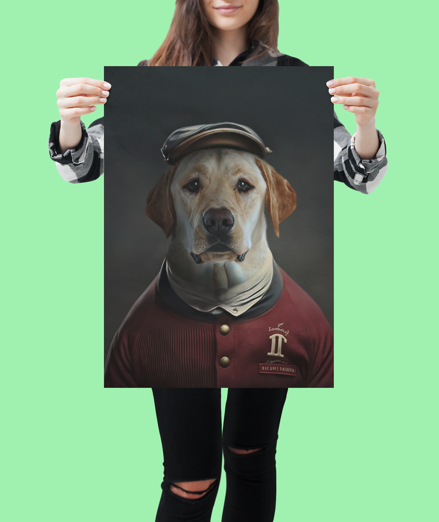 Ruff-and-Tumble Coach: Custom Pet Print Rugby Coach