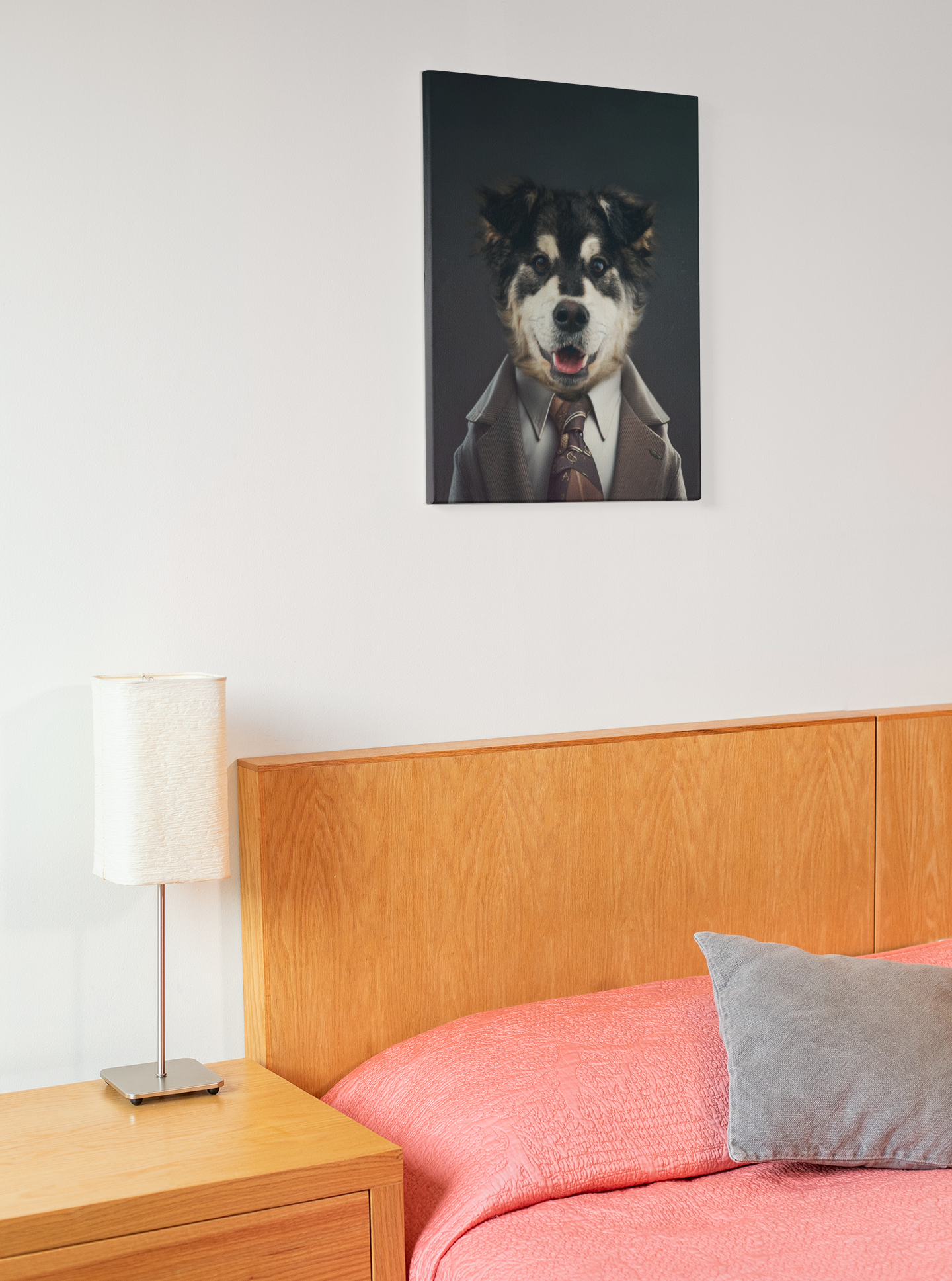 Executive Paws: Custom Businessman Pet Portrait